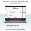 IPROKKO Laptop Privacy Screen 13.3 Inch Compatible With Hp, Dell, Acer, Lenovo, Thinkpad, Samsung, Asus, Sony, Removable 16:9 Aspect Laptop Privacy Shield, Anti Blue Light Glare 13.3 Inch Laptop Priva view 2