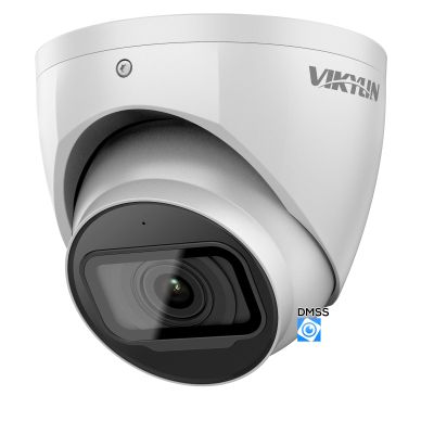 VIKYLIN 4MP PoE IP Camera Starlight 0.006Lux@F1.6, Dome/Turret Secrutiy Camera with IVS,2.8mm Lens 164ft IR Night Vision, Built-in Mic, AI Human Vehicle Detection, IP67, DMSS/SmartPss Lite
