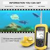Atibin Castable Shore Fish Finder Kayaks Wireless Portable Depth Finder Sensor Handheld Canoe Fish Sonar Finder Detector Boat Lake Sea view 2