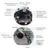 SeaFrogs Waterproof Housing Waterproof Case w/Vacuum Pump VPS-100 & 6 inch Wide Angle Dome Port Kit for Nikon Z7, Compatible with Nikon Z6 view 4