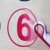 ANWUYANG Waterproof Number Sticker, 1cm-8cm Transparent Round Number Sticker, Table Sticker for Indoor, Outdoor, Mugs, Boxes and Lockers (Color : 8cm 1-60) view 3