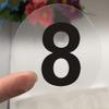 ANWUYANG Waterproof Number Sticker, 1cm-8cm Transparent Round Number Sticker, Table Sticker for Indoor, Outdoor, Mugs, Boxes and Lockers (Color : 8cm 1-60) view 4