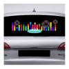AGYHAM Car Music Rhythm Mood Light Sticker, Car Window Interior Light Stickers, Sound Activated Equalizer (Size : 90x25cm/35.43x9.84in) view 1