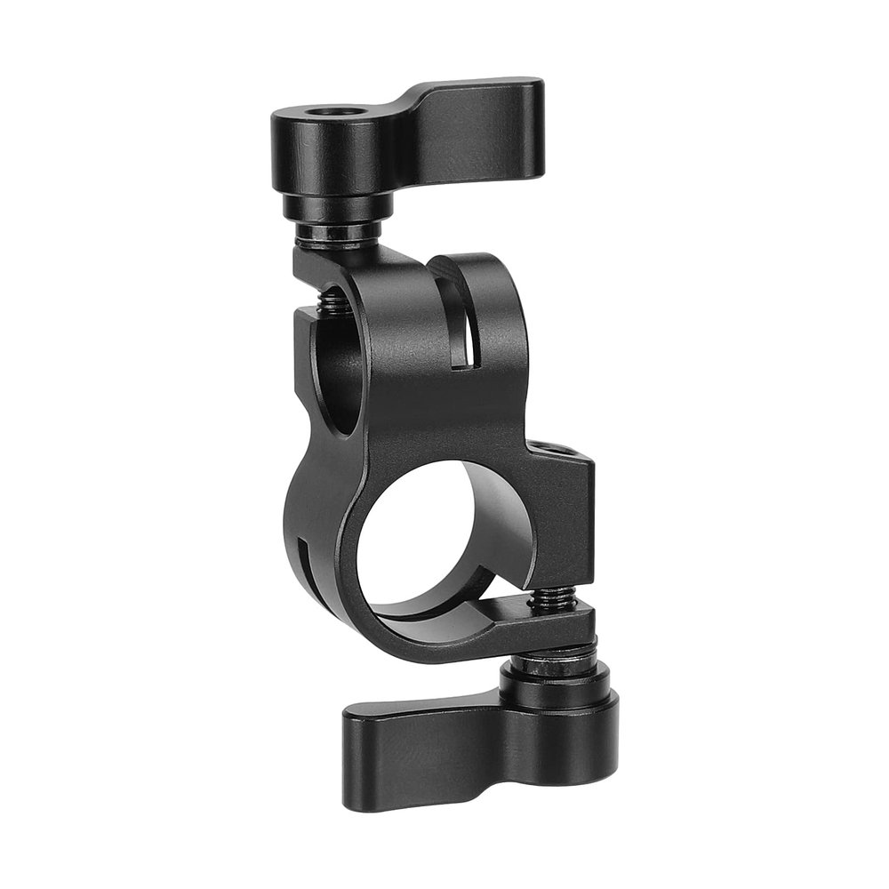 CAMVATE Standard 15mm to 19mm Rod Clamp Adapter Perpendicular Railblock for DSLR Camera Cage Rig - 3041