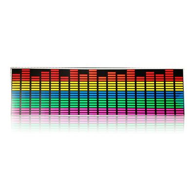 AGYHAM Car Music Rhythm Mood Light Sticker, 12V Voice-Activated Music Rhythm Car Window Interior Light Bar (Size : 90x25cm)