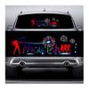 AGYHAM Car Music Rhythm Mood Light Sticker, Voice-Activated Music Rhythm Lights Car Rear Windshield Decoration (Size : 90x25cm/35.43x9.84in) view 1