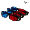 Auniwaig Red-Blue 3D Glasses 3D Style Glasses 3D Movie Game Glasses for Anaglyph Stereoscopic Movie Photo Projector Film Television 3pcs view 3