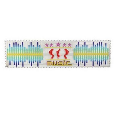 AGYHAM Car Music Rhythm Mood Light Sticker, LED Light Car Activated Equalizer Stickers, Car Music Flash Stickers (Size : 90x25cm)