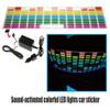 AGYHAM Car Music Rhythm Mood Light Sticker, LED Light Car Activated Equalizer Stickers, Car Music Flash Stickers (Size : 90x25cm) view 3