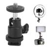 Camera Tripod Ball Head,Mini Ball Head 1/4'' Screws 360 Rotation Portable Metal Ball Head with Non-Slip Lock Knob,for Camera Tripod view 2
