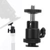 Camera Tripod Ball Head,Mini Ball Head 1/4'' Screws 360 Rotation Portable Metal Ball Head with Non-Slip Lock Knob,for Camera Tripod view 3