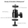 Camera Tripod Ball Head,Mini Ball Head 1/4'' Screws 360 Rotation Portable Metal Ball Head with Non-Slip Lock Knob,for Camera Tripod view 4