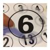 ANWUYANG Waterproof Number Sticker, 1cm-8cm Transparent Round Number Sticker, Table Sticker for Indoor, Outdoor, Mugs, Boxes and Lockers (Color : 5cm1-120) view 1