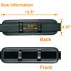 TAFTACFR Duty Belt Back Support for Law Enforcement Security Military and Tactical Duty Belts (Black Plain) view 4