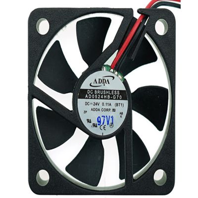 AD0524HB-G70 50x50x10mm 24V 0.11A 5CM 2-Wire Cooling Fan