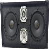 Bass Rockers 8" Loaded chuchera Chero Box with 8" Midrange Midbass Speakers and 4" Chrome High Performance Tweeters 1200W for Car Home UTV, ATV, Camper, DJ, Pro Audio Use view 2