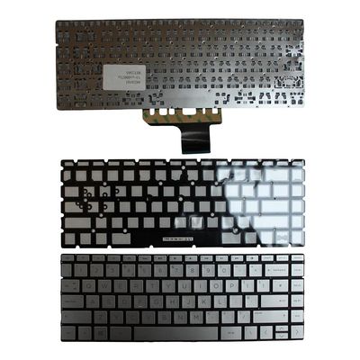 Power4Laptops UK Layout Silver Replacement Laptop Keyboard Compatible with HP Pavilion 13-an0070TU