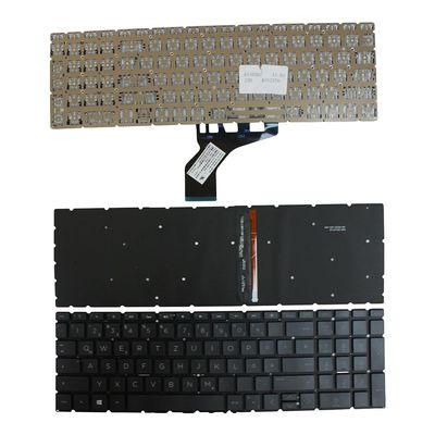 Power4Laptops German Layout Backlit Black Replacement Laptop Keyboard Compatible with HP Home 15-da1112ur