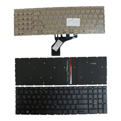 Power4Laptops German Layout Backlit Black Replacement Laptop Keyboard Compatible with HP Home 15-da2017ne