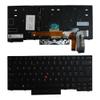 Power4Laptops UK Layout with Pointer Black Frame Backlit Black Replacement Laptop Keyboard Compatible with Lenovo ThinkPad T490 view 1