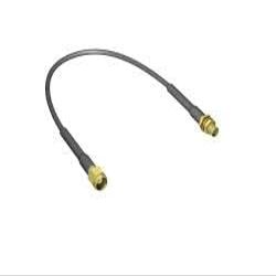 Banner Engineering Corporation BWC-1MRSFRSB0.2, Antenna Cable, RG58, RP-SMA Male to RP-SMA Female Bulkhead - 0.2m Length, 78544
