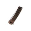 QSP Osprey Folding Pocket Knife, 3.25" Sandvik 14C28N Satin EDC Knife, Copper Stonewash Handle, Liner Lock, Ceramic Ball Bearings, Reversible Wire Deep Carry Clip view 4