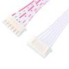 Unifizz XH 2.54 Stepper Motor Connector Cables 30CM Micro Double Head, Red and White 6P, 10PCS view 1