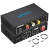 VPFET HDMI Audio Extractor 4K Splitter to Optical 3.5mm AUX L or R Coaxial Converter 8 EDID Settings Supports HDCP 1080p 3D Digital DTS 5.1 PCM for PS4 PS5 Xbox Fire Stick Pass Through CEC view 1