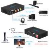 VPFET HDMI Audio Extractor 4K Splitter to Optical 3.5mm AUX L or R Coaxial Converter 8 EDID Settings Supports HDCP 1080p 3D Digital DTS 5.1 PCM for PS4 PS5 Xbox Fire Stick Pass Through CEC view 2