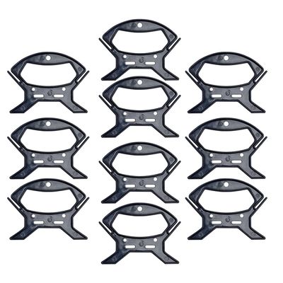 10Pcs Cord Organizer Set - Compact Plastic Cable Winder for Extension Cords, Charging Cables, Fishing Lines, and Kite Strings - Portable and Tangle-Free Storage Solution