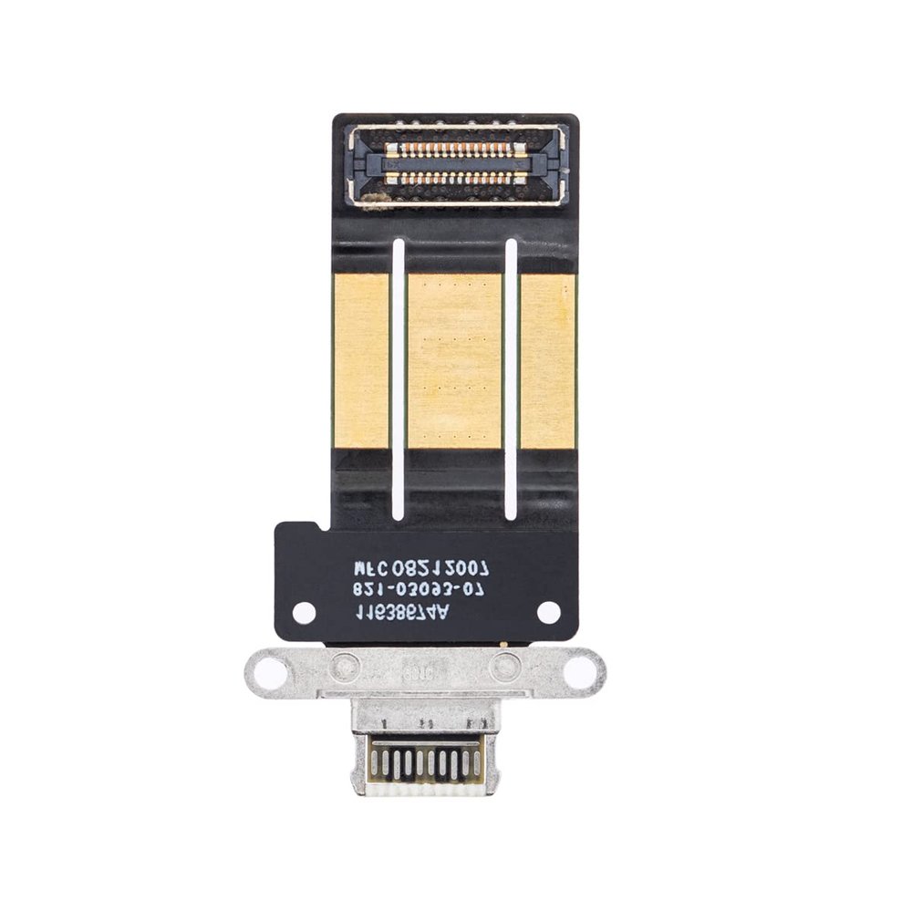 Best Shopper - Replacement Charging Port Flex Cable Compatible with iPad Pro 12.9 (2021) 5th Gen/iPad Pro 11 (2021) 3rd Gen - Silver