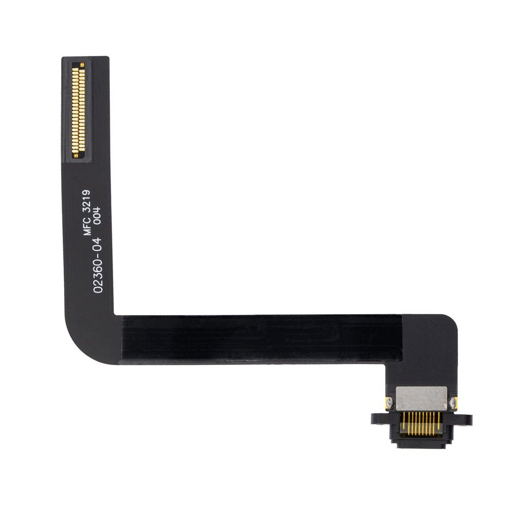 Best Shopper - Replacement Charging Charge Port Flex Cable Compatible with iPad 10.2 / iPad 7 / iPad 8 / iPad 9 - Black