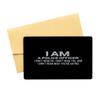 Police Officer. I Don't Hear No, I Don't Hear You, and I Don't Hear What You're Saying - Black Aluminum Card view 1