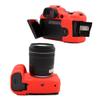 Camera Case Red Soft Silicone Rubber Skin Body Cover Protector for Canon EOS R6 mirrorless Camera, Red, Skin Cover Camera Case view 2