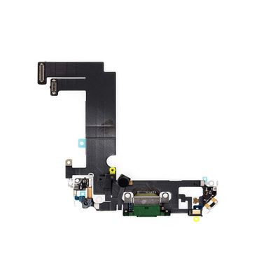Best Shopper - Replacement Charging Charge Port Flex Cable with Microphone Compatible with iPhone 12 Mini - Green