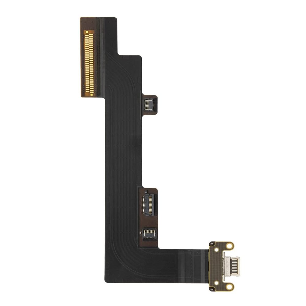 Best Shopper - Replacement Charging Charge Port Flex Cable Compatible with iPad Air 4 10.9" (2020) 4th Gen - Silver (WiFi Version)