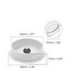 Bettomshin 1.97" Desk Grommet Plastic 50mm Cable Hole Cover Cord Desk Grommets Arrange Wires Organizer for Home Office Desk Cable Cord Gray 5Pcs view 2