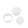 Bettomshin 1.97" Desk Grommet Plastic 50mm Cable Hole Cover Cord Desk Grommets Arrange Wires Organizer for Home Office Desk Cable Cord Gray 5Pcs view 3
