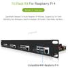 1U Rack Kit Designed to House for Raspberry Pi 4B Board 19 Rackmount Up to 4 Units @XYGStudy (PI4-1U-RACK-KIT) view 4