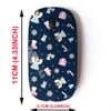 2.4G Wireless Mouse with Cute Pattern Design for All Laptops and Desktops with Nano Receiver - Christmas Angel Mittens view 2