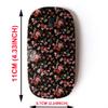 2.4G Wireless Mouse with Cute Pattern Design for All Laptops and Desktops with Nano Receiver - Floral view 2