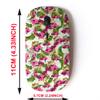 2.4G Wireless Mouse with Cute Pattern Design for All Laptops and Desktops with Nano Receiver - Exotic red Flowers view 2