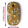 2.4G Wireless Mouse with Cute Pattern Design for All Laptops and Desktops with Nano Receiver - Beer Outline view 2