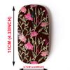 2.4G Wireless Mouse with Cute Pattern Design for All Laptops and Desktops with Nano Receiver - Dark Floral view 2