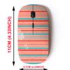 2.4G Wireless Mouse with Cute Pattern Design for All Laptops and Desktops with Nano Receiver - Ethnic Pastel Pink view 2