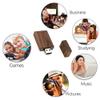10 Pack USB Flash Drive Storage Stick ,Wood USB Disk Memory Stick (2.0 64GB, Walnut Wood) view 3