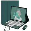 Galaxy Tab A8 10.5 '' 2022 Touch Keyboard Cover (SM-X200/X205/X207) Round Keys with Mouse Touchpad Slim Smart Magnetic Detachable BT Keyboard (Galaxy Tab A8 10.5'' 2022, Dark Green) view 1