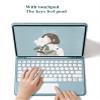 Galaxy Tab A8 10.5 '' 2022 Touch Keyboard Cover (SM-X200/X205/X207) Round Keys with Mouse Touchpad Slim Smart Magnetic Detachable BT Keyboard (Galaxy Tab A8 10.5'' 2022, Dark Green) view 3