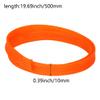 0.5m/1.64ft PET Braid Cable Sleeving Flexible Wire Mesh Sleeve Orange,Aicosineg view 3