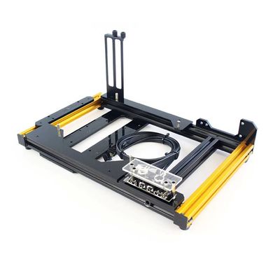 EDIY Stackable PC Case Test Bench Open Air Computer Case for ITX Motherboard Aluminum Bracket DIY Bare Frame Mini-ITX Chassis Support Intel AMD Graphics Card